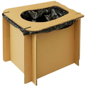 和弘プラスチック工業 段ボール製 簡易便座付オイトイレ 5回セット FCD241R-WPB-DBT-OT5-イメージ4