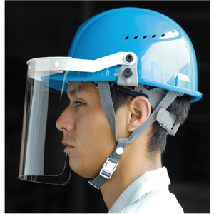 リケン 防災面　（ヘルメット取付タイプ）ＦＳＨ－８０１　ＰＣ－ＡＲ FSH-801 PC AR-イメージ4