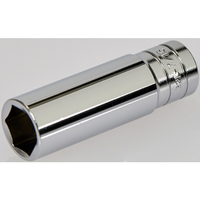 KTC 6．3sq．ﾃﾞｨｰﾌﾟｿｹｯﾄ(六角) 対辺寸法7/16inch 差込角6．35mm 全長50mm B2L-716