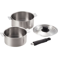 丸山技研 SE-27 創燕 ハンドル着脱式鍋 2点セット FC765TG-605740