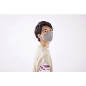 アイリスオーヤマ DAILYFITMASK立体 ふつう 5枚入 ニュアンスグレー FCU8486RK-F5SXH-イメージ5
