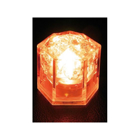 マックスタッフ 光る氷 ライトキューブ・クリスタル 24入 オレンジ FC199LY-8391320