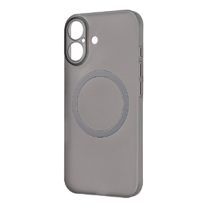 レイ・アウト iPhone 17用ハードケース スリムフィット 0．6mm +マグネット充電対応 / クリアブラック RT-P52PMS/CB-イメージ1