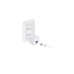 カシムラ TYPE-C1ポート/リバーシブルUSB1ポート AC充電器 自動識別 12W ホワイト AC-016-イメージ3