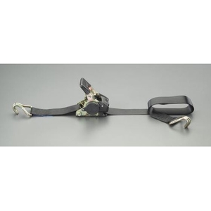 エスコ ベルト荷締機 自動巻取式 300kg 25mm×3.0m FCZ0055-EA982AA-17-イメージ1