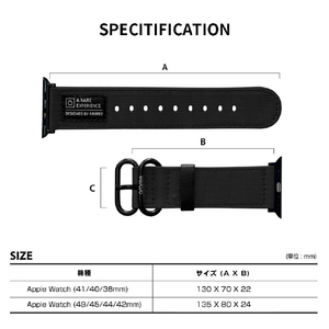 araree SOFT WOVEN STRAP for Apple Watch 41/40/38mm ライトパープル AR25016AW-イメージ15