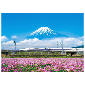 やのまん ジグソーパズル 500ピース れんげの花と富士山(静岡) 05-1016 YM051016ﾚﾝｹﾞﾉﾊﾅﾄﾌｼﾞｻﾝ-イメージ1