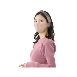 アイリスオーヤマ DAILYFITMASK立体 ふつう 30枚入 ピンクベージュ FCU8487RK-F30SPB-イメージ5
