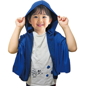 グローバル・ジャパン KID’S冷感ポンチョ ブルー FCG159X-イメージ2