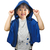 グローバル・ジャパン KID’S冷感ポンチョ ブルー FCG159X-イメージ2