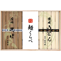 ドウシシャ 信州そば・讃岐うどん詰合せ(木箱入) ｷﾞﾌﾄCSU26B