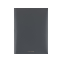 ナカバヤシ フラリーフ ロジカル・フラットバンダーノート A4 スモーキーブラック FCG001Z-FLL-A401B-D