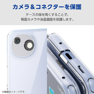エレコム AQUOS wish6用 ハイブリッドケース 極限 クリア PM-S261HVCKKCR-イメージ7