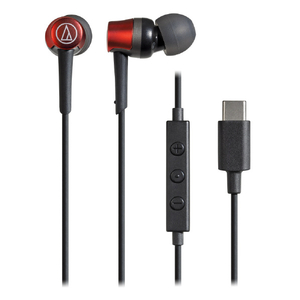 オーディオテクニカ USB Type-C用イヤホン レッド ATH-CKD3C RD オーディオテクニカ USB Type-C用イヤホン レッド ATH-CKD3C RD