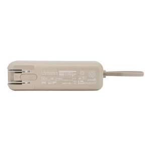 ラスタバナナ PD20W対応 TYPE-C1ポート TYPE-C直付ACモバイルバッテリー 5000MAH 10CM CALON トープ RLI050AC20W01TA-イメージ2