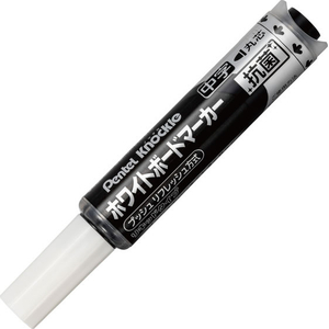ぺんてる ホワイトボードマーカー ノックル 抗菌 中字 黒 FCK700A-EMWLM-AKMOS-イメージ2