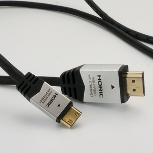 ホーリック HDMIミニケーブル 3m シルバー HDM30-016MNS-イメージ3