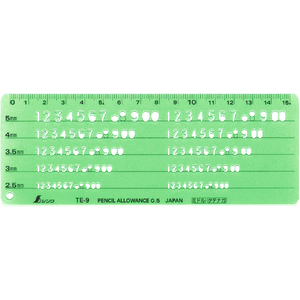 シンワ測定 テンプレートＴＥ－９ 66016-イメージ2