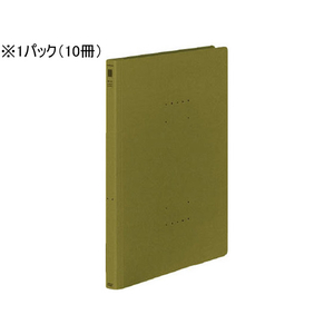 コクヨ フラットファイル〈NEOS〉A4タテ オリーブグリーン 10冊 F049534-ﾌ-NE10DG-イメージ1