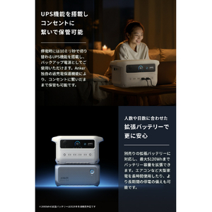 Anker Anker Solix C2000 Gen 2 Portable Power Station オフホワイト A1783521-イメージ6