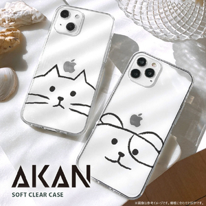 AKAN iPhone 16 Pro用ソフトクリアケース MYPET ネコ AK27016I16PR-イメージ2