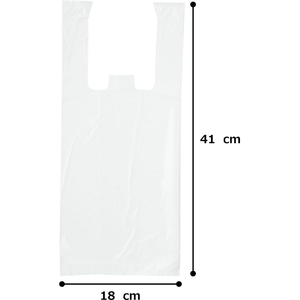 紺屋商事 レジ袋乳白東12西30号 100枚 FCE133U-00722112-イメージ7