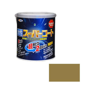 アサヒペン 水性スーパーコート 1.6L サンドストーン FC604NV-イメージ1