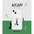 AKAN iPhone 13 Pro用ソフトクリアケース 親子キャット AK21017I13P-イメージ2