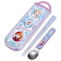 スケーター 抗菌箸スプーンコンビセット アナと雪の女王25 CCA1AGｱﾅﾕｷ25