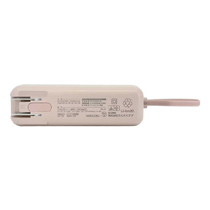 ラスタバナナ PD20W対応 TYPE-C1ポート TYPE-C直付ACモバイルバッテリー 5000MAH 10CM CALON スモーキーピンク RLI050AC20W01SPK-イメージ2