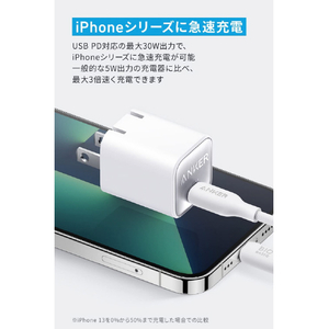 Anker 511 Charger(Nano 3, 30W) グリーン A2147N61-イメージ4