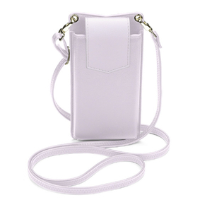 Cellularline MiniBag お財布ショルダーバッグ バイオレット MINIBAGESSENTIALV-イメージ1