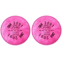 3M 防塵マスクフィルターろ過材 1組(2枚) FCF963T-2091 OHSP