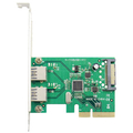 エアリア USB3．1ポート増設ボード グリーン SD-PE4U31-B