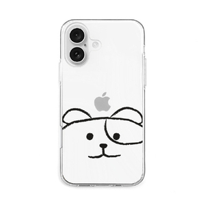 AKAN iPhone 16用ソフトクリアケース MYPET イヌ AK27017I16-イメージ1