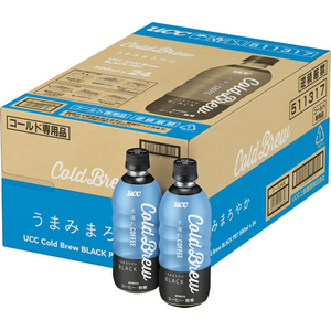 UCC 水淹れアイスコーヒー Cold Brew BLACK 500mL×24本 FCD108H-511317-イメージ2