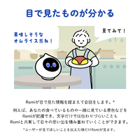 ミクシィ ROMI-L01P 会話AIロボット Romi Lacatanモデル サクラピンク