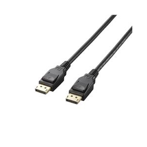 エレコム DisplayPortケーブル(1.5m) ブラック CAC-DP1215BK エレコム DisplayPortケーブル(1.5m) ブラック CAC-DP1215BK