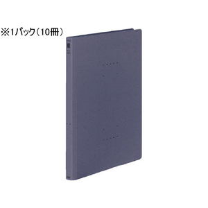 コクヨ フラットファイル〈NEOS〉A4タテ ブルーグレー 10冊 F049557-ﾌ-NE10DM-イメージ1