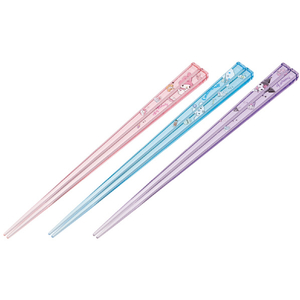 スケーター アクリル箸(21cm) 3膳セット サンリオキャラクター AAC45Tｻﾝﾘｵｷﾔﾗｸﾀ--イメージ1