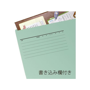 プラス 個別フォルダー A4ヨコ グリーン FL-001IF 10枚 FCT6444-87-834FL-001IF-イメージ7