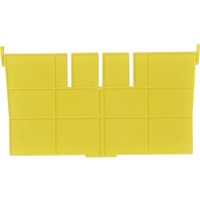 ＤＩＣプラスチック F型コンテナF-12用短手用仕切板 243×136 黄 イエロー136F-122434 FC827FY-5011531