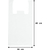 紺屋商事 レジ袋乳白東30西40号 100枚 FCE135U-00722130-イメージ7