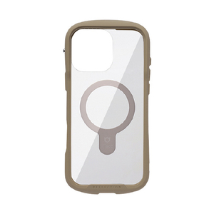 Ｈａｍｅｅ iPhone 16 Pro Max用MAGSYNQ強化ガラスクリアケース I FACE REFLECTION ベージュ 41-980187-イメージ1