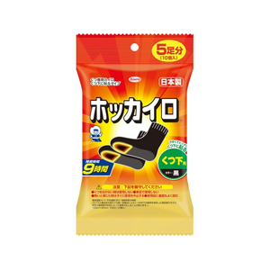 興和 ホッカイロ くつ下用 5足 FCK341E-イメージ1