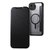 エレコム AQUOS wish6用 ハイブリッドケース フラップ付 極限 MAGKEEP ブラック PM-S261MAGFPKBK-イメージ2