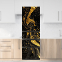 e angle ドレスアップマグネットシート 漆黒金 ANG-MG-AQRV43E6DS-3SKG