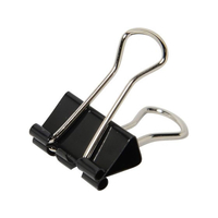 プラス ダブルクリップ 箱入 小 黒 10個入 FCF431T-CP-105/35-483