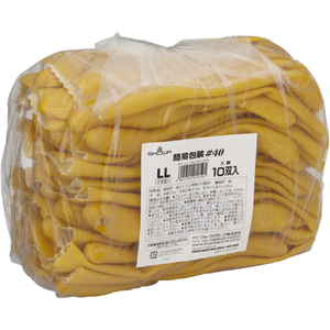 ＳＨＯＷＡ 塩化ビニール手袋（裏布付）　Ｎｏ４０　まとめ買い　 簡易包装ハイロン＃４０　１Ｐｋ（箱）＝１０双入　イエロー　ＬＬサイズ NO40-LL-10P-イメージ7