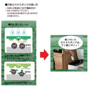 トレードワン 万能セスキスポンジ 30枚 FC028TC-30830-イメージ4